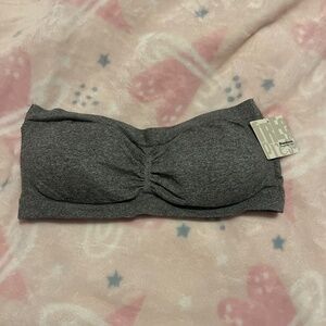 Free Press Grey Heather Bandeau Bra